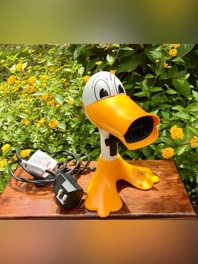 Vintage Salon Salton Crazy Duck Shape Adjustable Speed Hair Dryer Works Great!